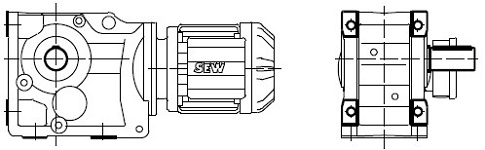 Sew Eurodrive dòng K..7